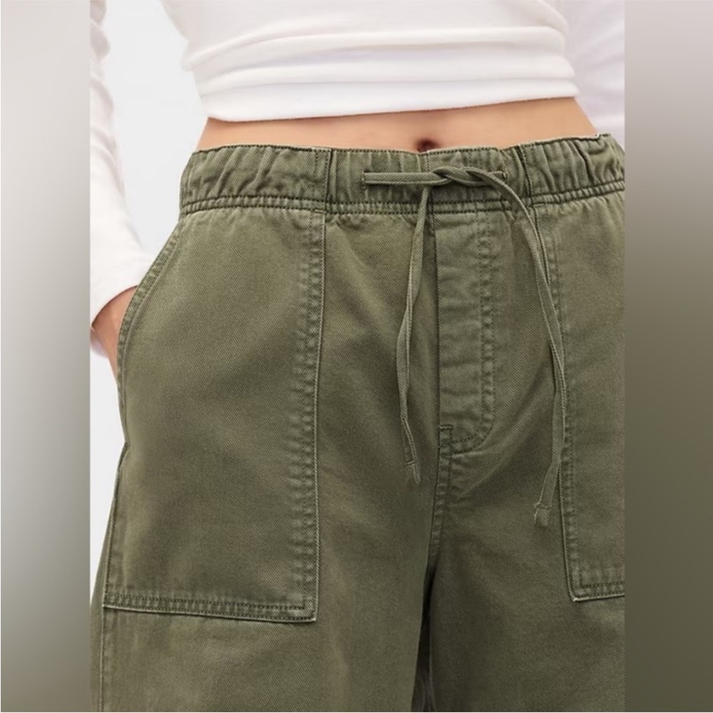 NWT! GAP Olive Green Mid Rise Easy Baggy Pants - Multiple #844495 🩷 - Picture 9 of 14